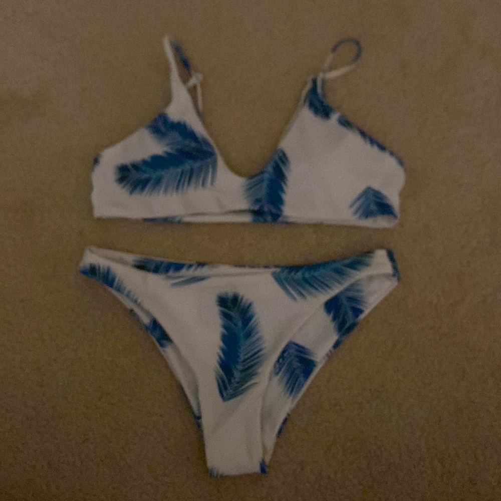 Shein feather bikini